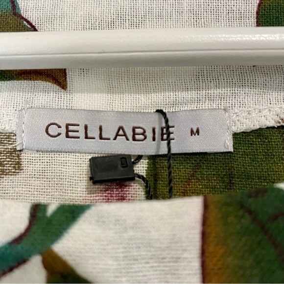 Cellabie Women’s Floral Print Roll-Tab Sleeve Shift Dress Beige Rose NWT - Picture 5 of 9